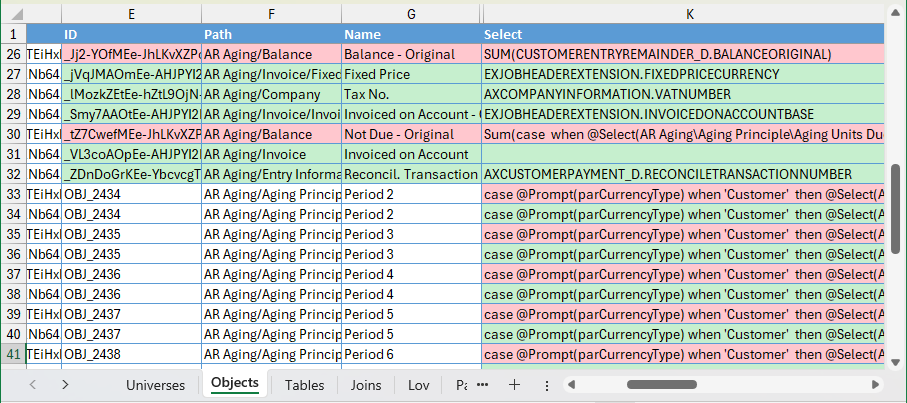 Diff workbook with highlighted changes